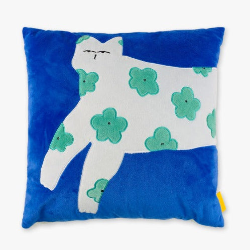 Blue cat Cushion
